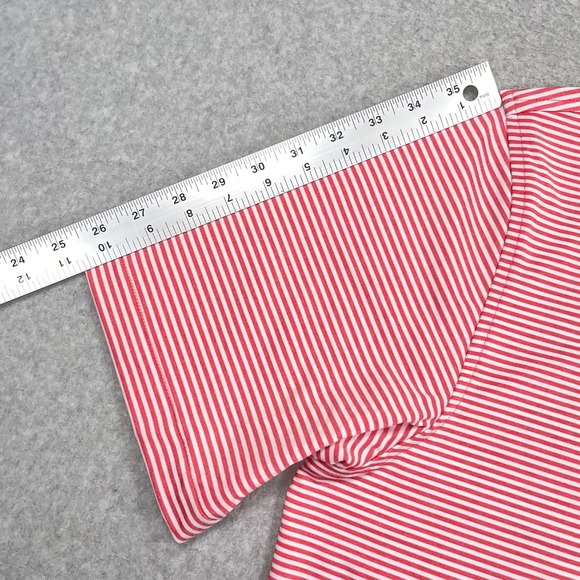 NEW Peter Millar Polo Shirt Large Striped Crown Sport County Louth Golf Ireland - Picture 5 of 12